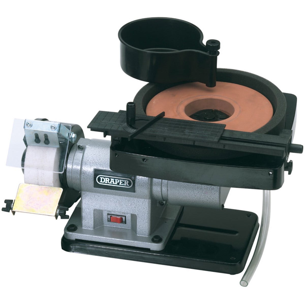 TaşlamaDraper Elektrikli Masa Taşlama Islak/Kuru 125+200MM