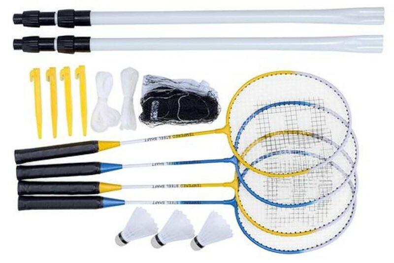 TenisBaseline Badminton Pro Raket Seti 4 Oyuncu