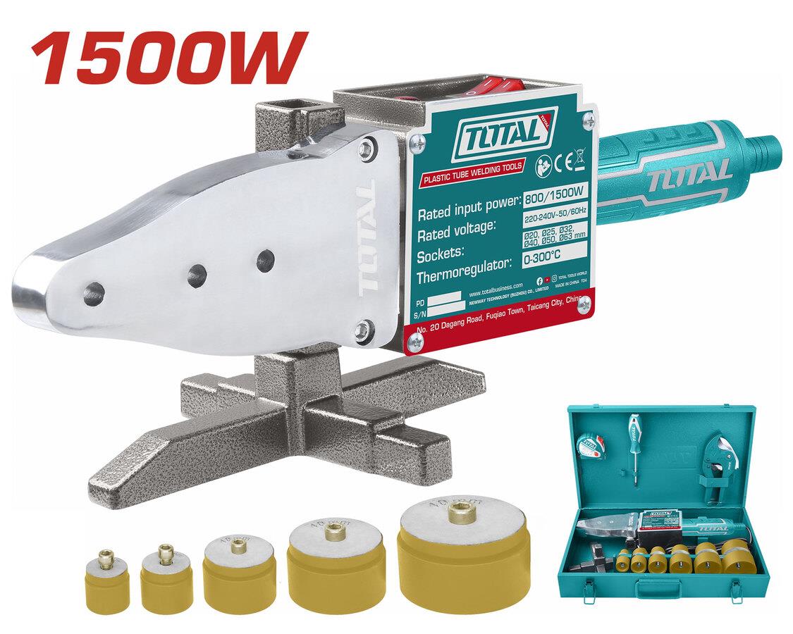 Tesisat AletleriTotal Kaynak Makinesi PPRC Boru 20-63MM 1500W Aksesuarlı