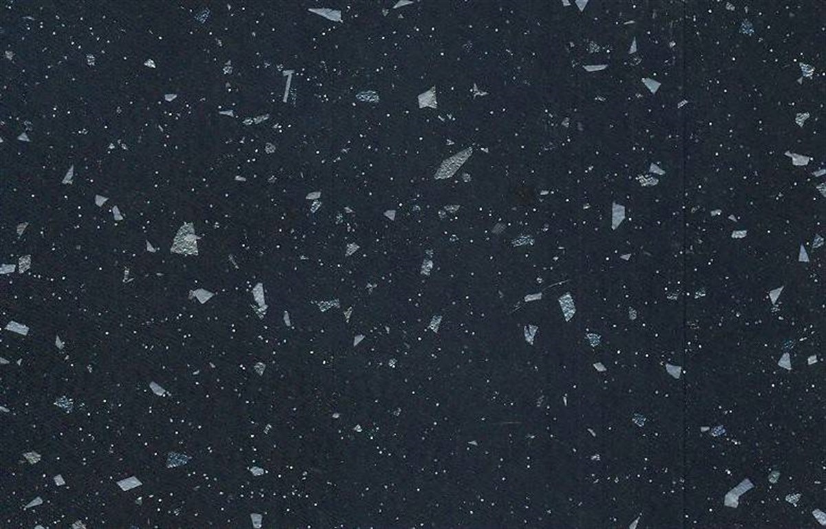 Tezgahlarİtalyan Tezgah (Worktop) 420CM Siyah Simli Parlak 4111