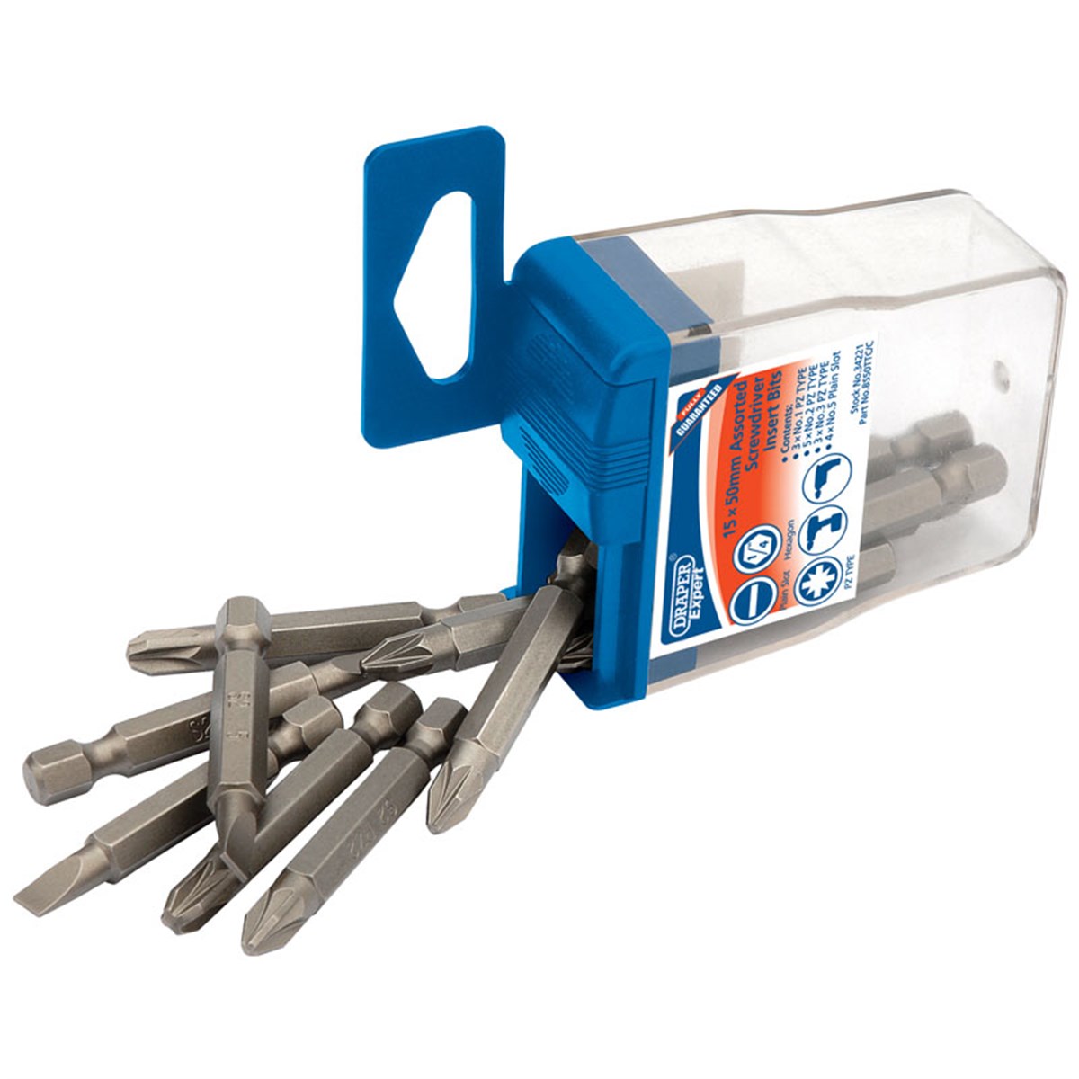 Tornavida SetiDraper Uc Tornavida Karışık 50MM (15Adet/Paket)