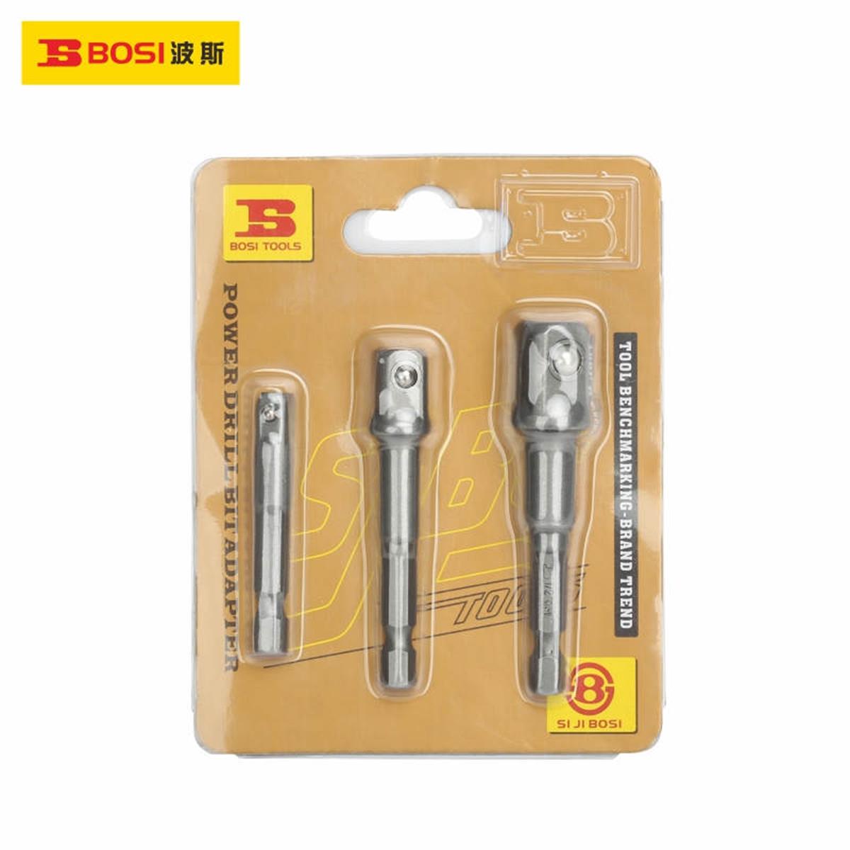 Tornavida Yıldız UçBosi Matkap Ucu Adaptör Seti 3 Parça 115MMx90MMx18MM