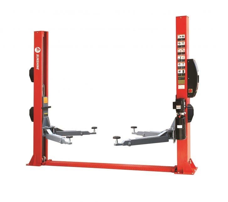 Vinç ve KaldıraçlarLift İki Direkli Elektronik Kilit Açma 2.2KW 95X1870MM Yükseklik:2810MM 3500Kg
