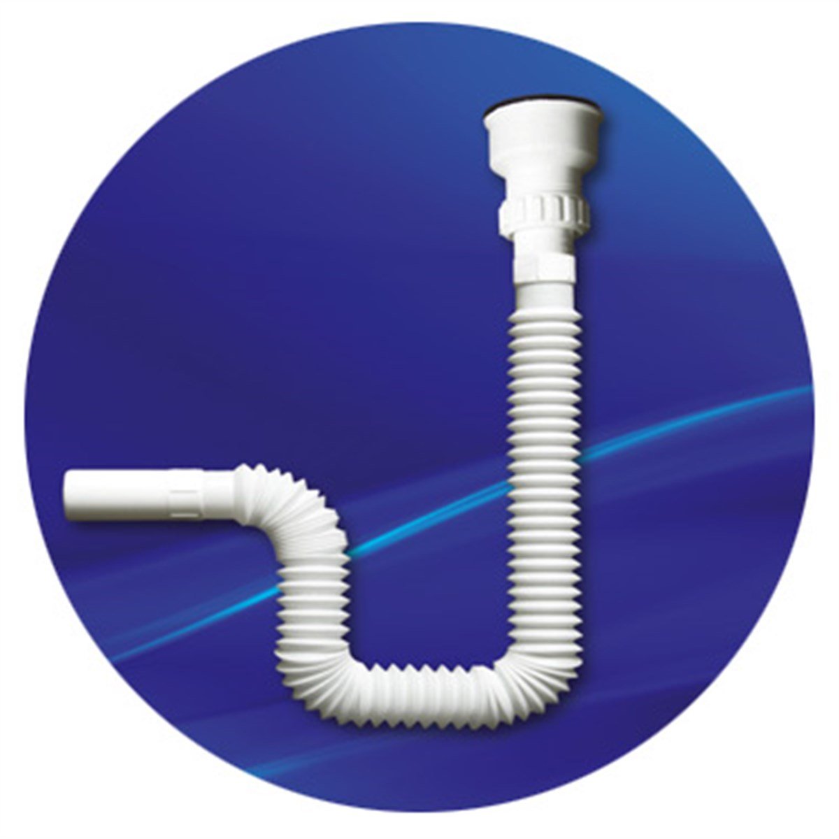 VitrifiyeÖzbest Pisuar Sifonu Körüklü