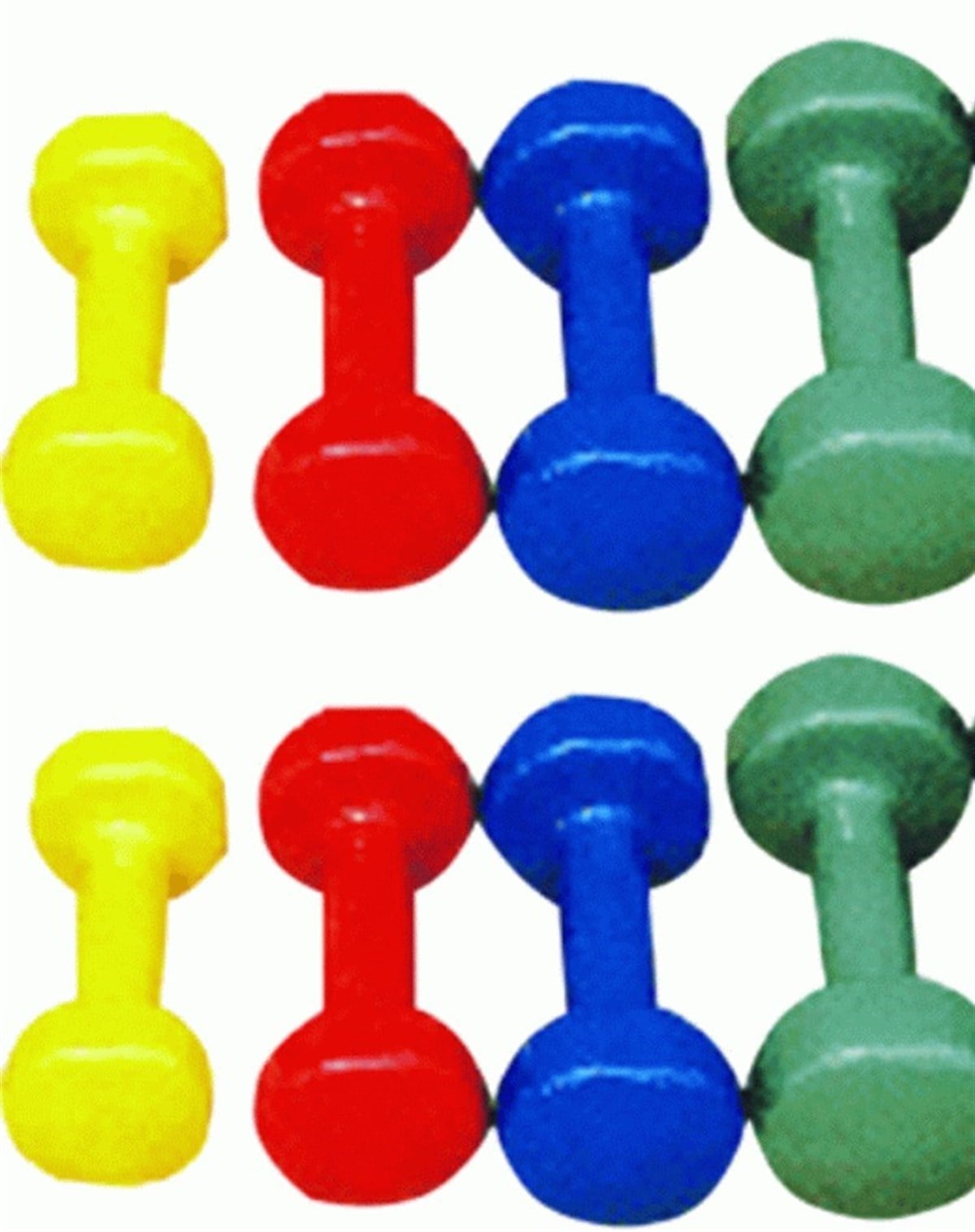 Vücut GeliştirmePower Dambıl Seti 2x0.5KG 2x1KG 2x1.5KG 2x2KG