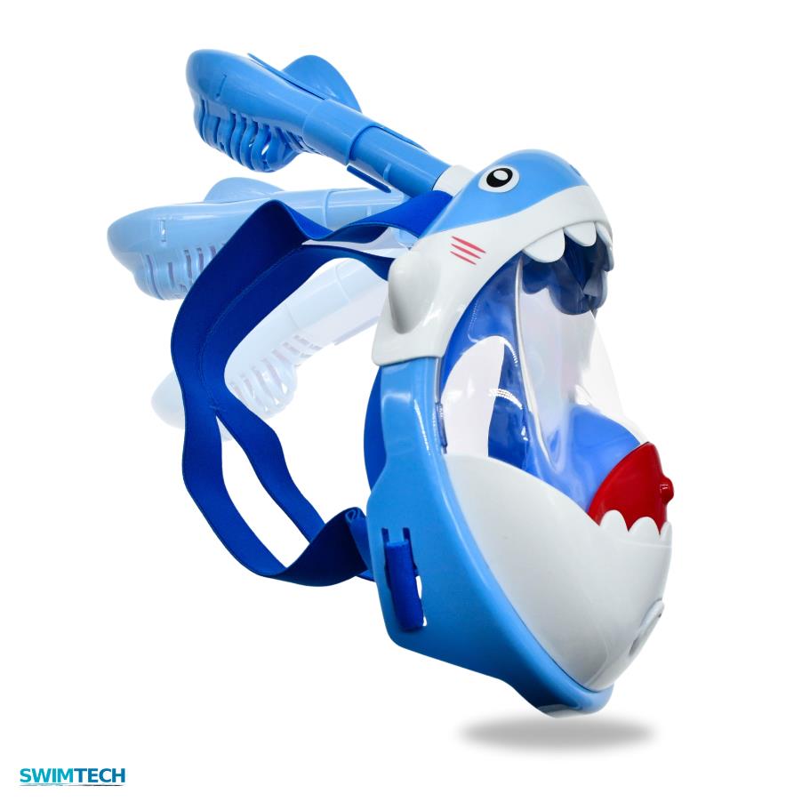YüzmeSwimtech Yüzücü Maskesi Çocuk Mavi