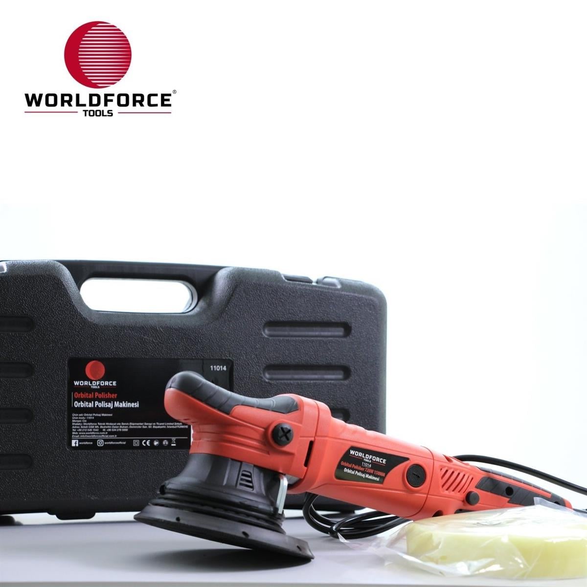 Zımpara ve PolişlerWorld Force Polisaj Makinesi Orbital 150mm 2100-5000RPM