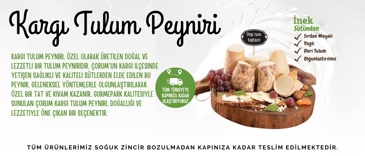 Çorum Kargı Tulum Peyniri
