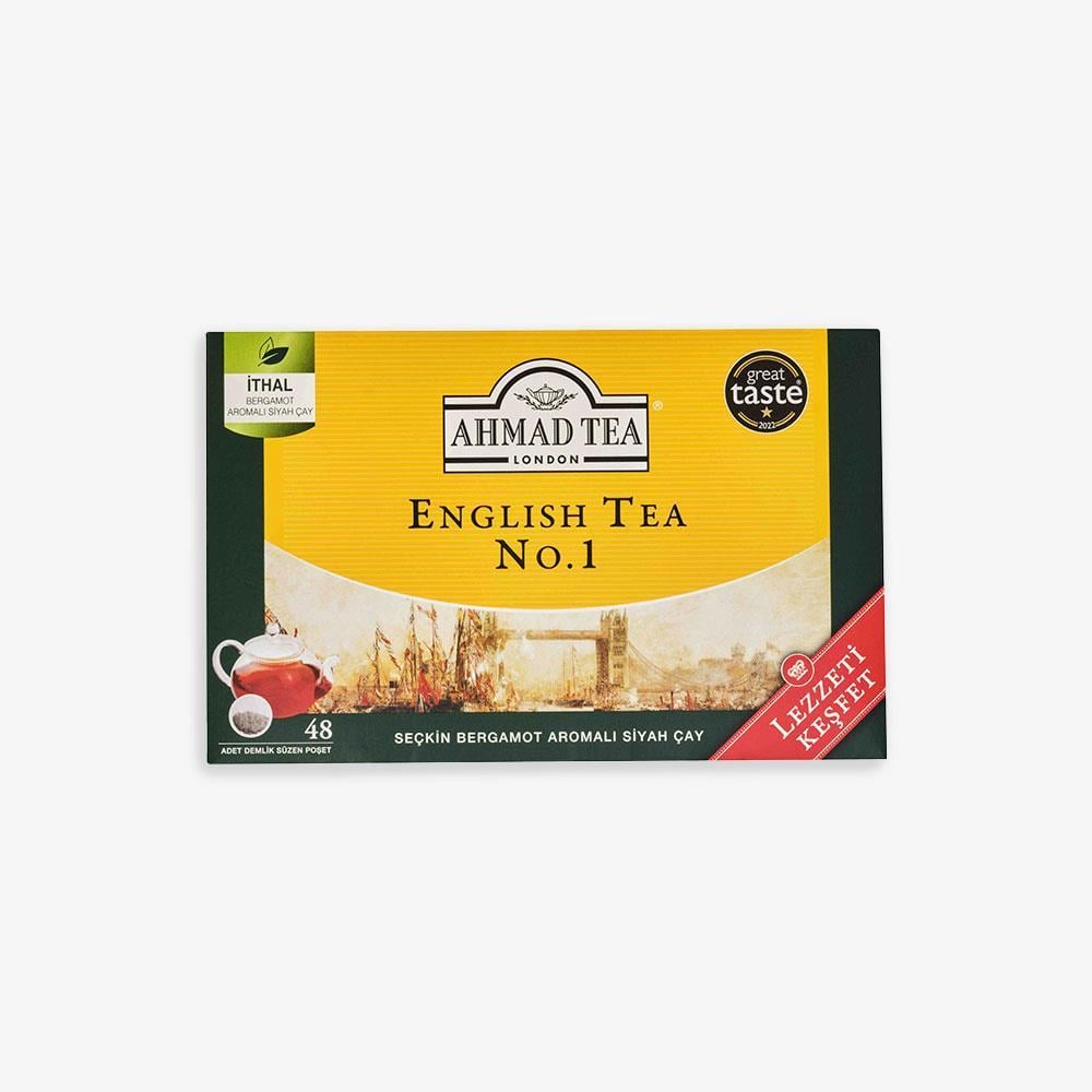 Ahmad Tea English Tea No.1 Demlik Poşet Çay 48’li 153 g