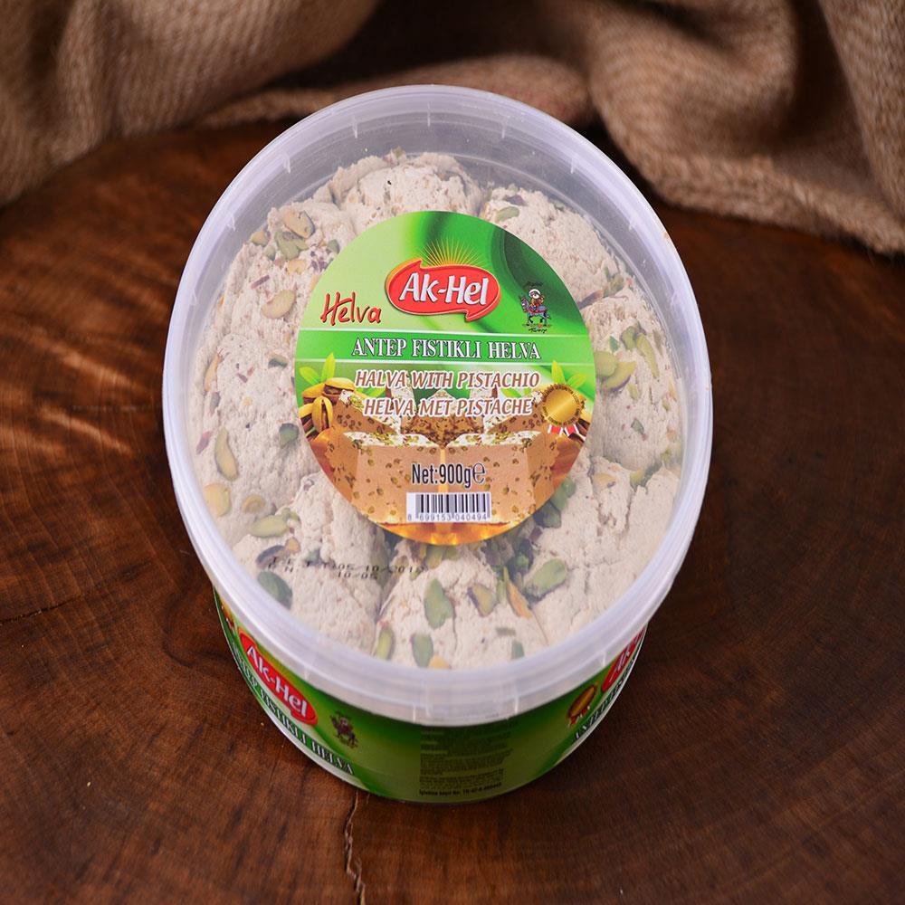 Ak-Hel Antep Fıstıklı Tahin Helvası 900 g ℮