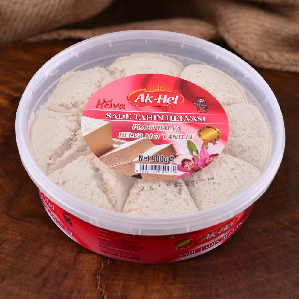 Ak-Hel Sade Tahin Helvası 900 g e