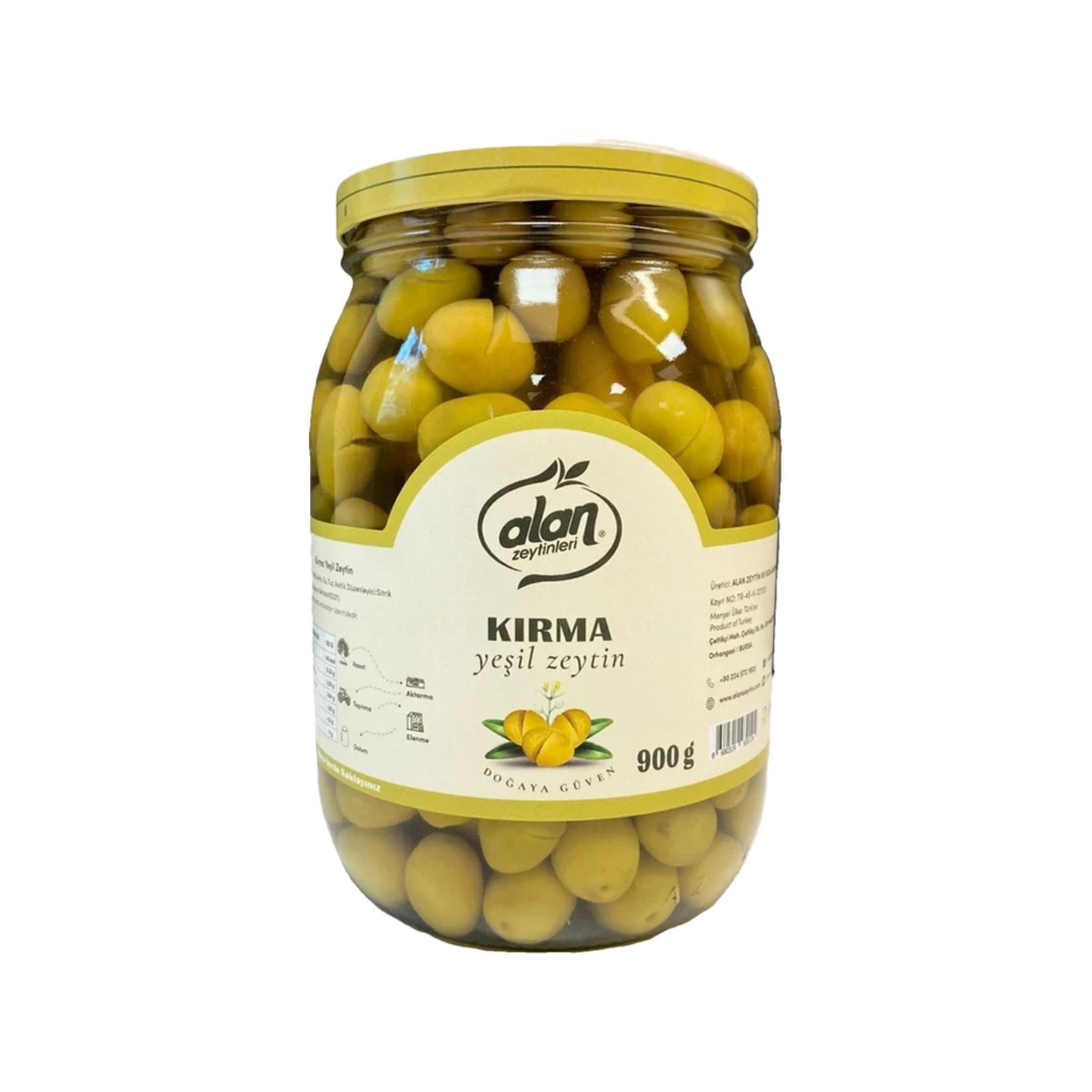 Alan Kırma Yeşil Zeytin 141 - 160 4XL 900 g