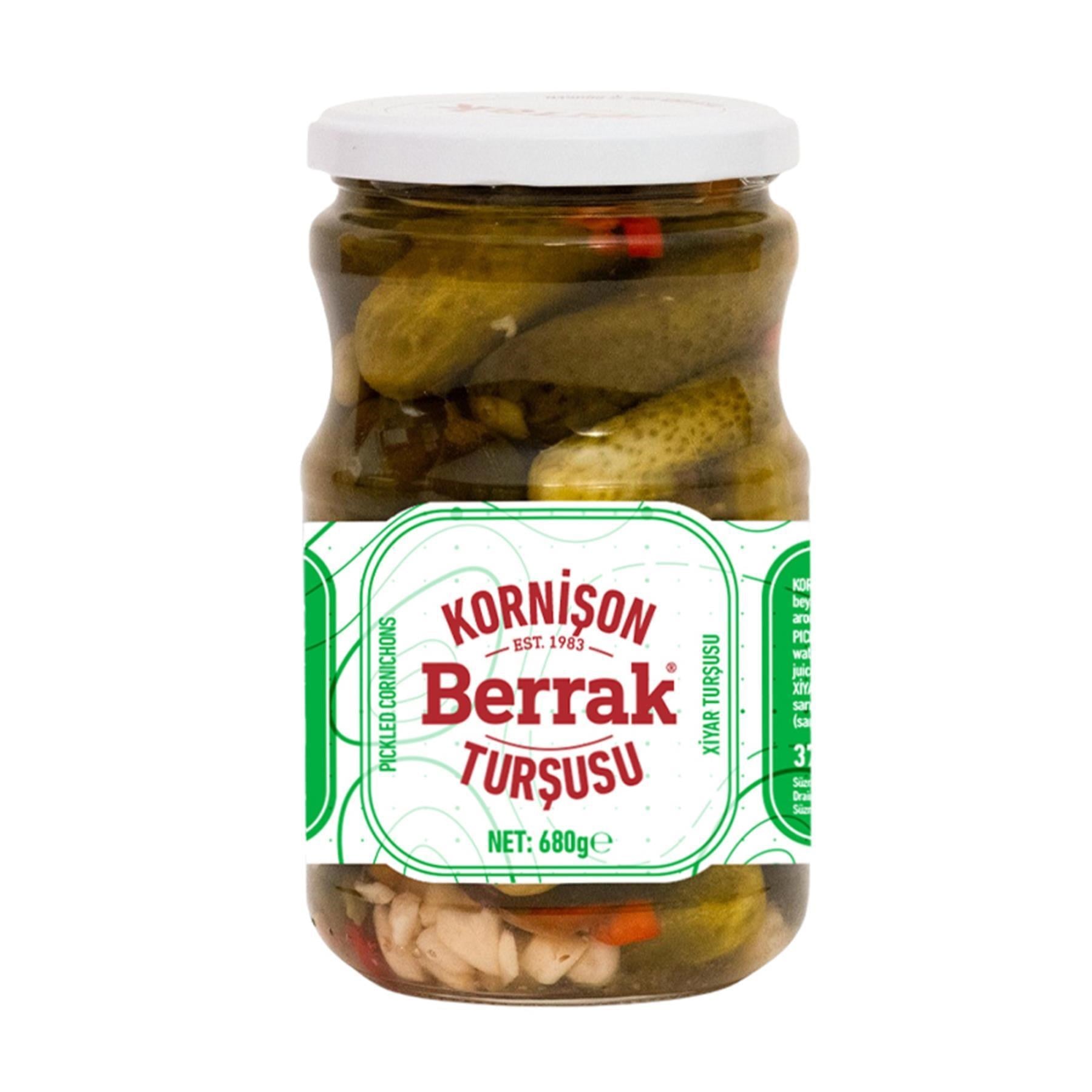 Berrak Kornişon Turşusu 680 g e