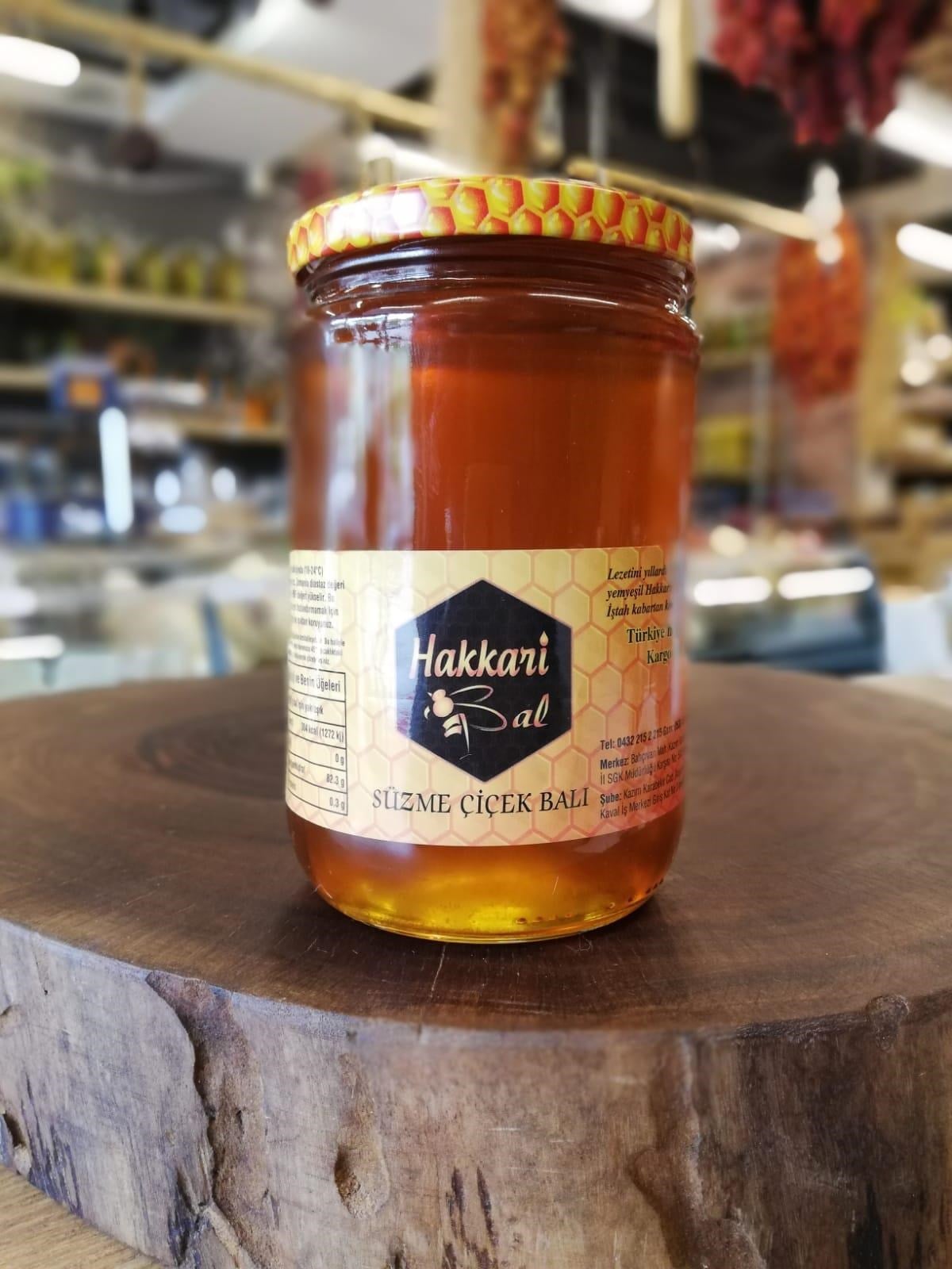 Hakkari Karakovan Süzme Çiçek Balı 460 g e