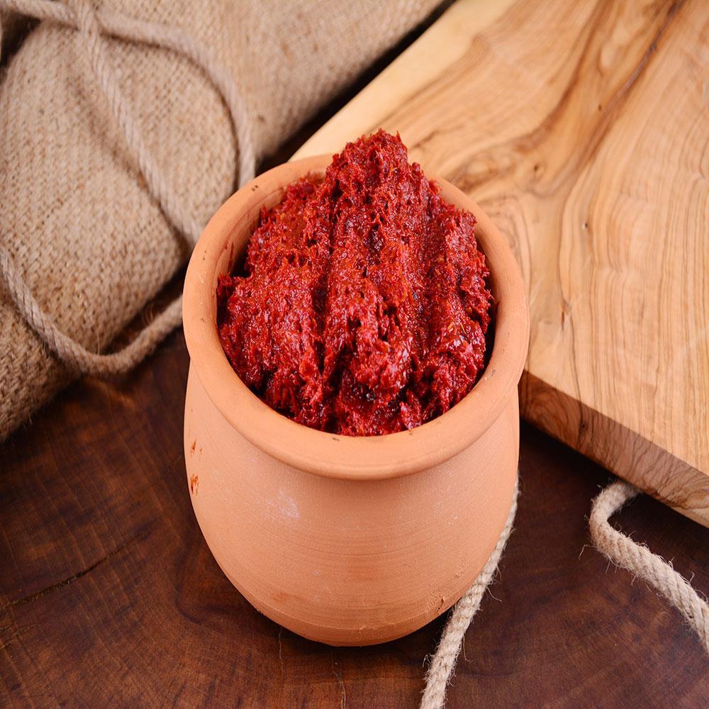 Hatay Ev Yapımı Tatlı Biber Salçası 500 g e