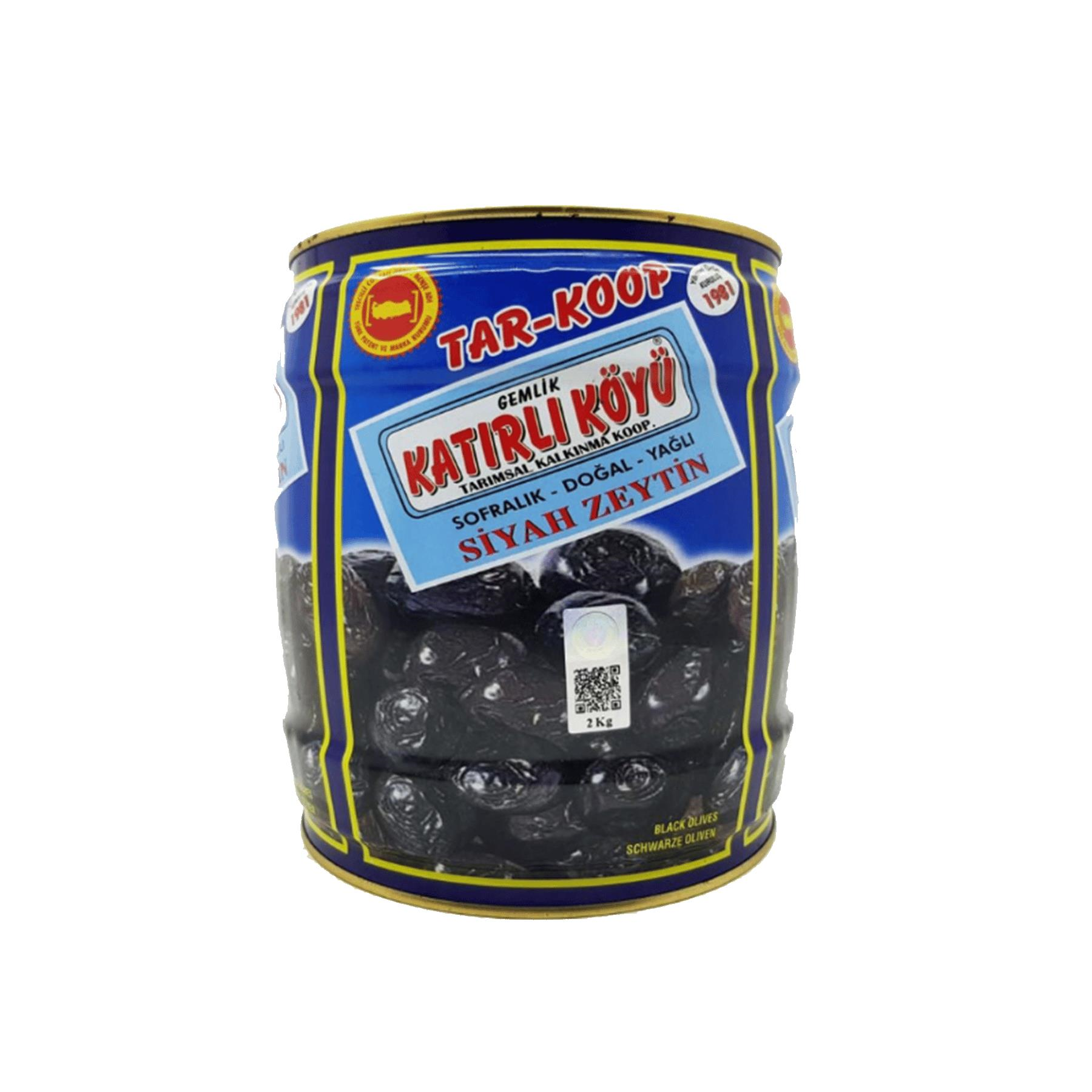 Katırlı Köyü Gemlik Kahvaltılık Siyah Zeytin 2000 g e