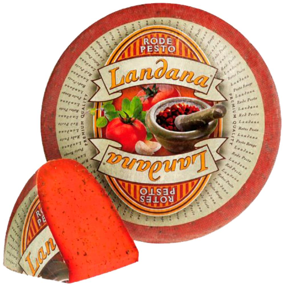 Landana İthal Gouda Peyniri Taze Fesleğenli Kırmızı Gouda 1000 g e