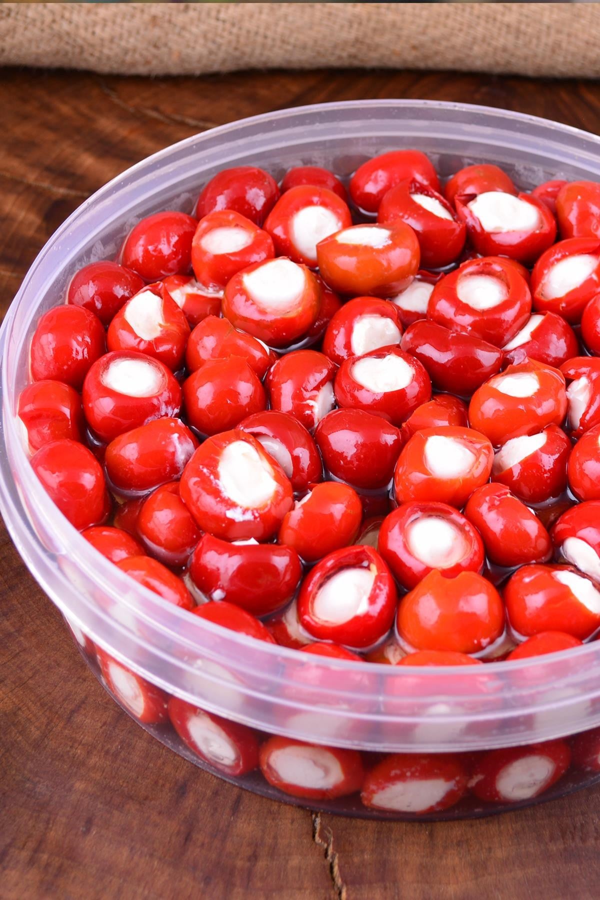 Sosero Peynir Dolgulu Kiraz Biber 1000 g ℮