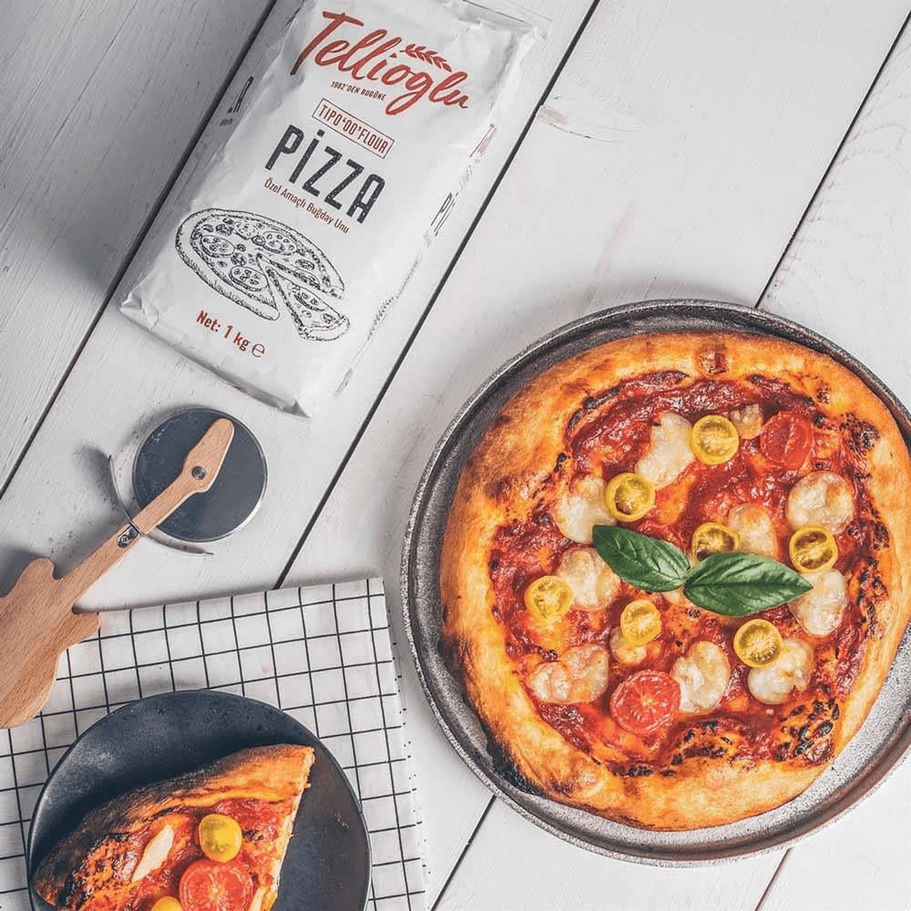 Tellioğlu Pizza Unu Özel Amaçlı Buğday Unu 1000 g e