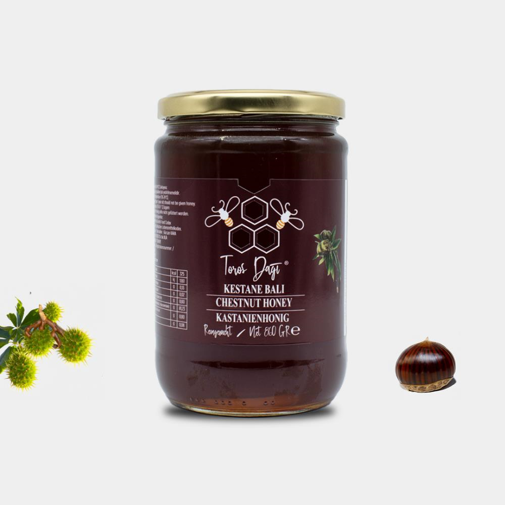Toros Dağı Kestane Balı Yüksek Prolin Hakiki Bal 860 g e