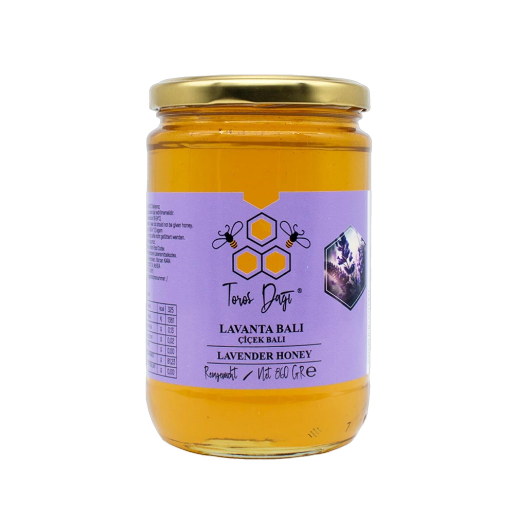 Toros Dağı Lavanta Balı Yüksek Prolin Hakiki Bal 860 g e