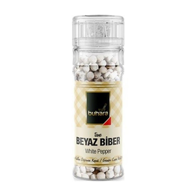 Buhara Beyaz Biber Tane Değirmen Kapak 50 g e
