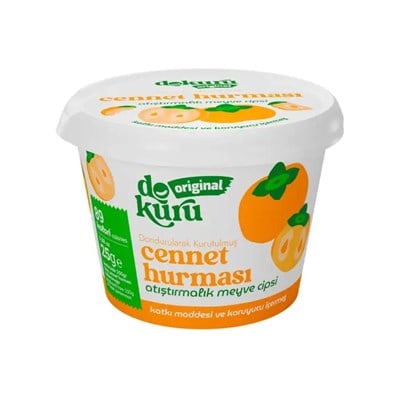 Dokuru Original Cennet Hurması Atıştırmalık Meyve Cipsi 25 gr