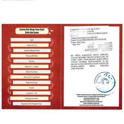 Gurmepark Karaman Divle Obruk Tulum Peyniri (Yeni Sezon) 500 g e