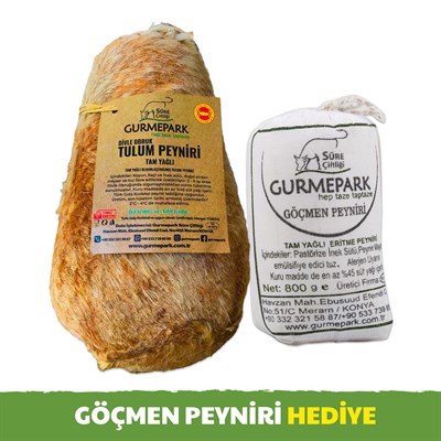Gurmepark Karaman Divle Obruk Tulum Peyniri 2500-2800 g e +Bez Tulum Peyniri