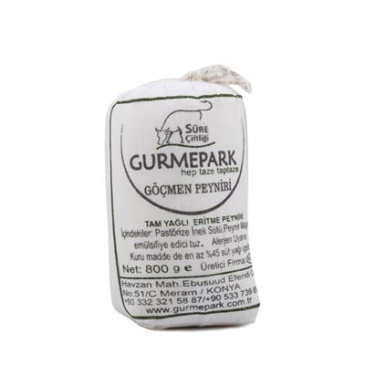 Gurmepark Konya Göçmen Bez Tulum Peyniri Az Tuzlu 800 g