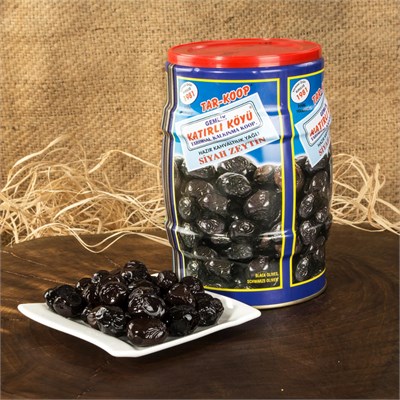 Katırlı Köyü Gemlik Kahvaltılık Siyah Zeytin 1000 g e