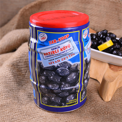 Katırlı Köyü Gemlik Kahvaltılık Siyah Zeytin 1000 g e