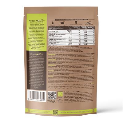 Moms Natural Foods Çilek+Chia Granola 280 g e