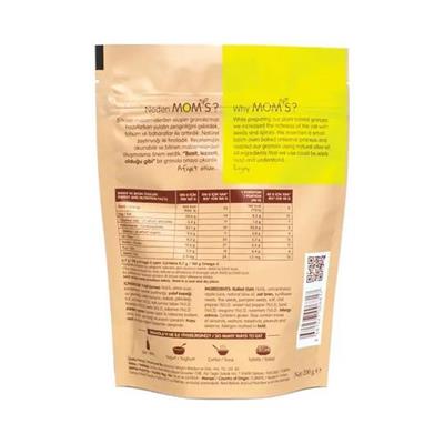 Moms Natural Foods Granola Akdeniz Baharatlı 200 g e