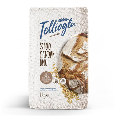 Tellioğlu Çavdar Unu Lif Kaynağı %100 Çavdar Unu 1000 g e