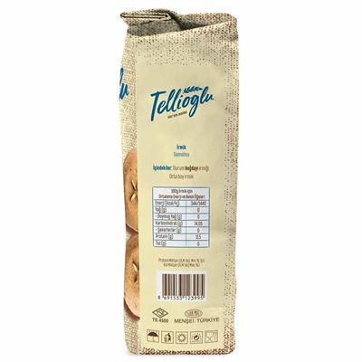 Tellioğlu İrmik Semolina Durum Buğdayı İrmiği 1000 g e
