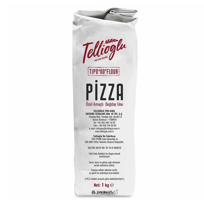 Tellioğlu Pizza Unu Özel Amaçlı Buğday Unu 1000 g e