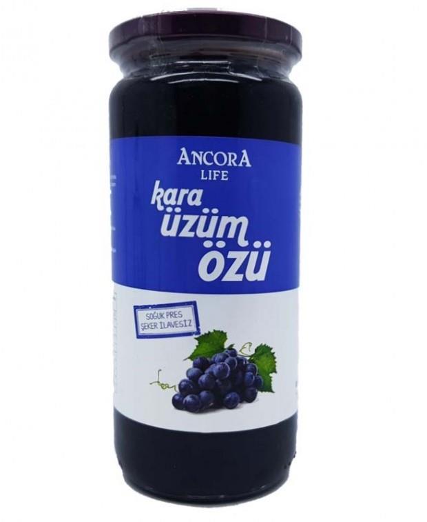 Ancora Kara Üzüm Özü Şekersiz 640 g ℮