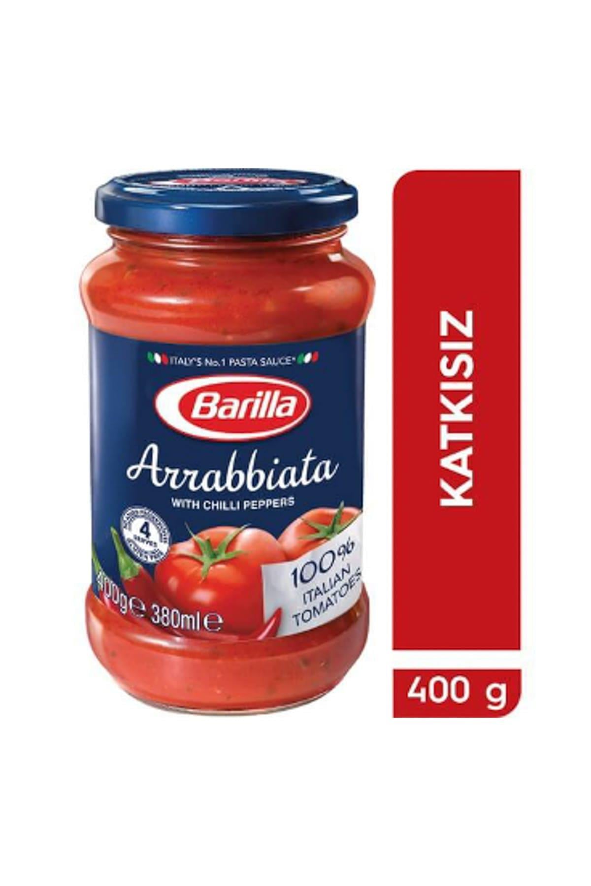 Barilla Acılı Arrabbiata Katkısız Makarna Sosu 400 g e