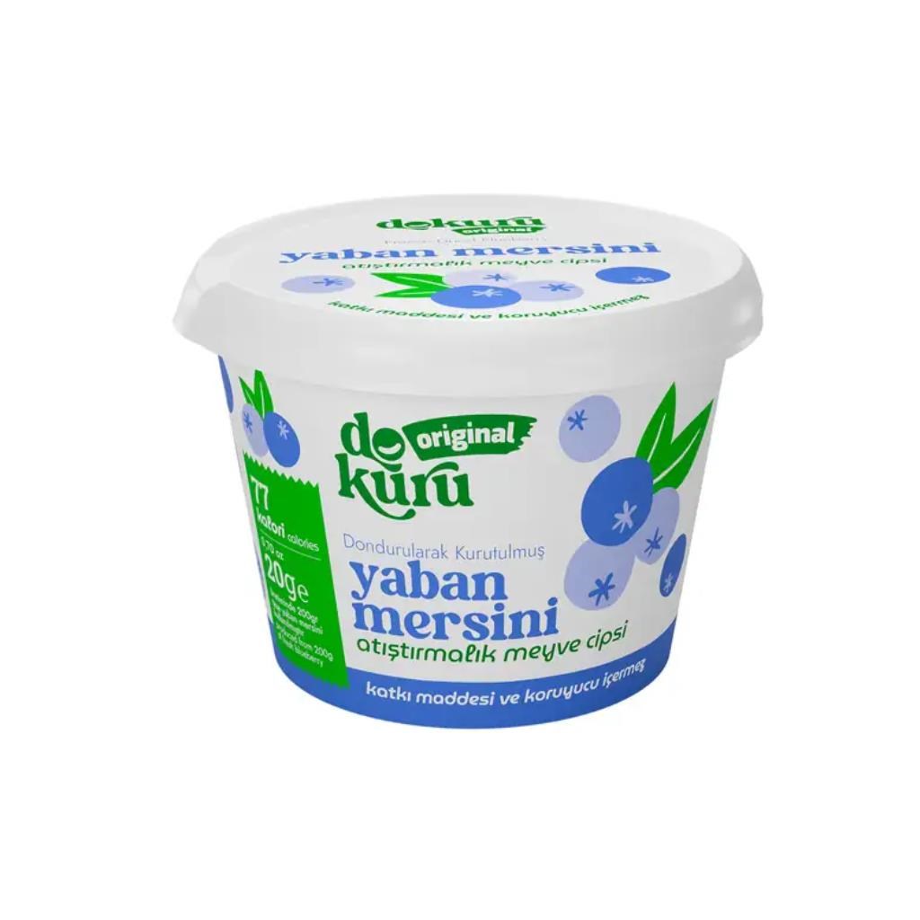 Dokuru Original Yaban Mersini Atıştırmalık Meyve Cipsi 20 gr