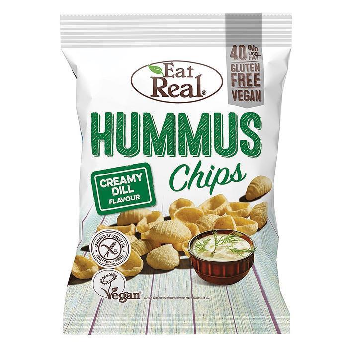 Eat Real Humus Cips 45 g ℮