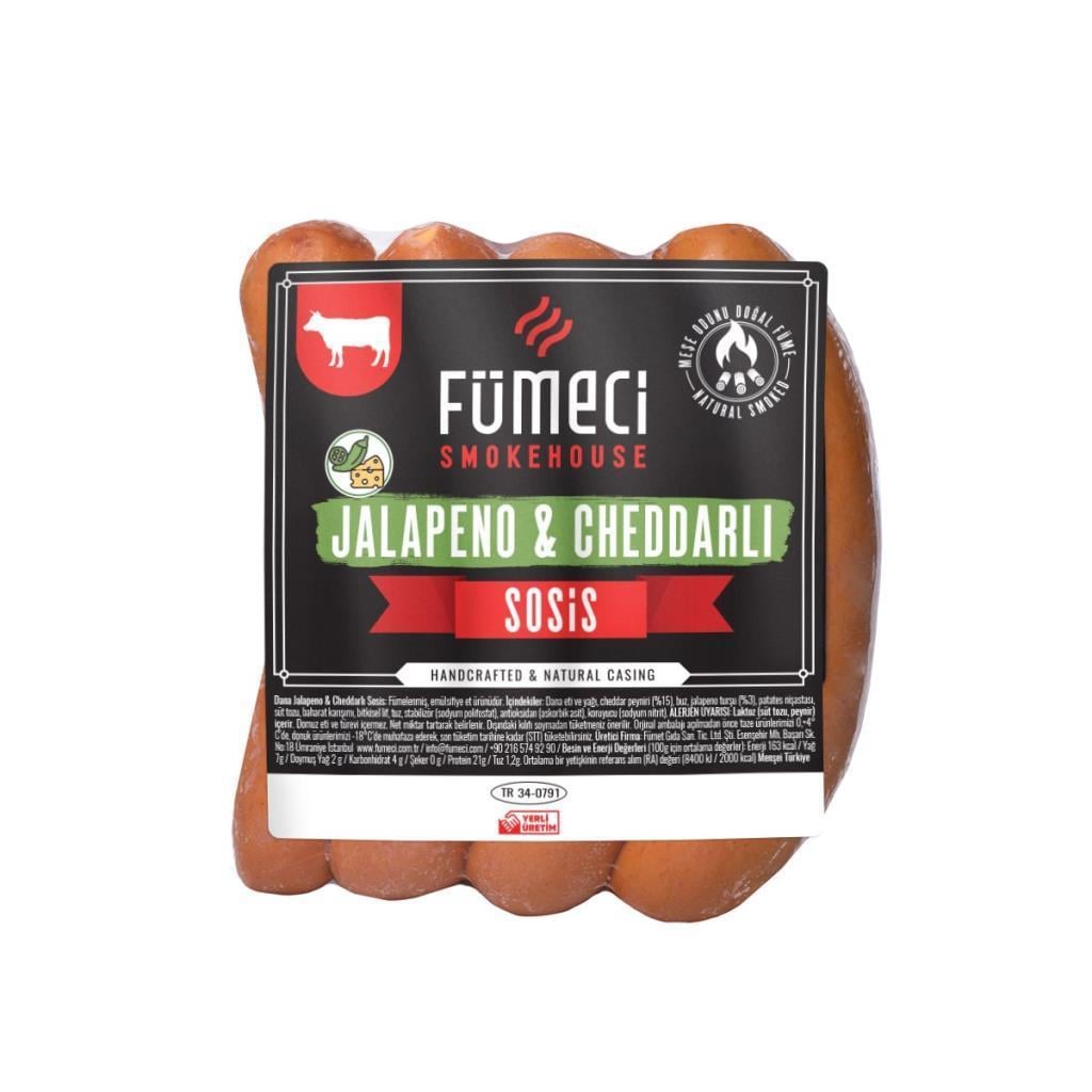 Fümeci Smokehouse Jalapeno Cheddar Sosis 350-400 g ℮