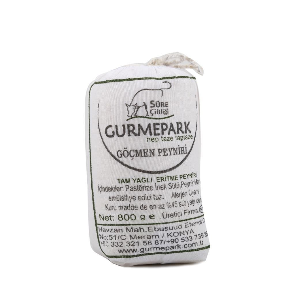 Gurmepark Konya Göçmen Bez Tulum Peyniri Az Tuzlu 800 g