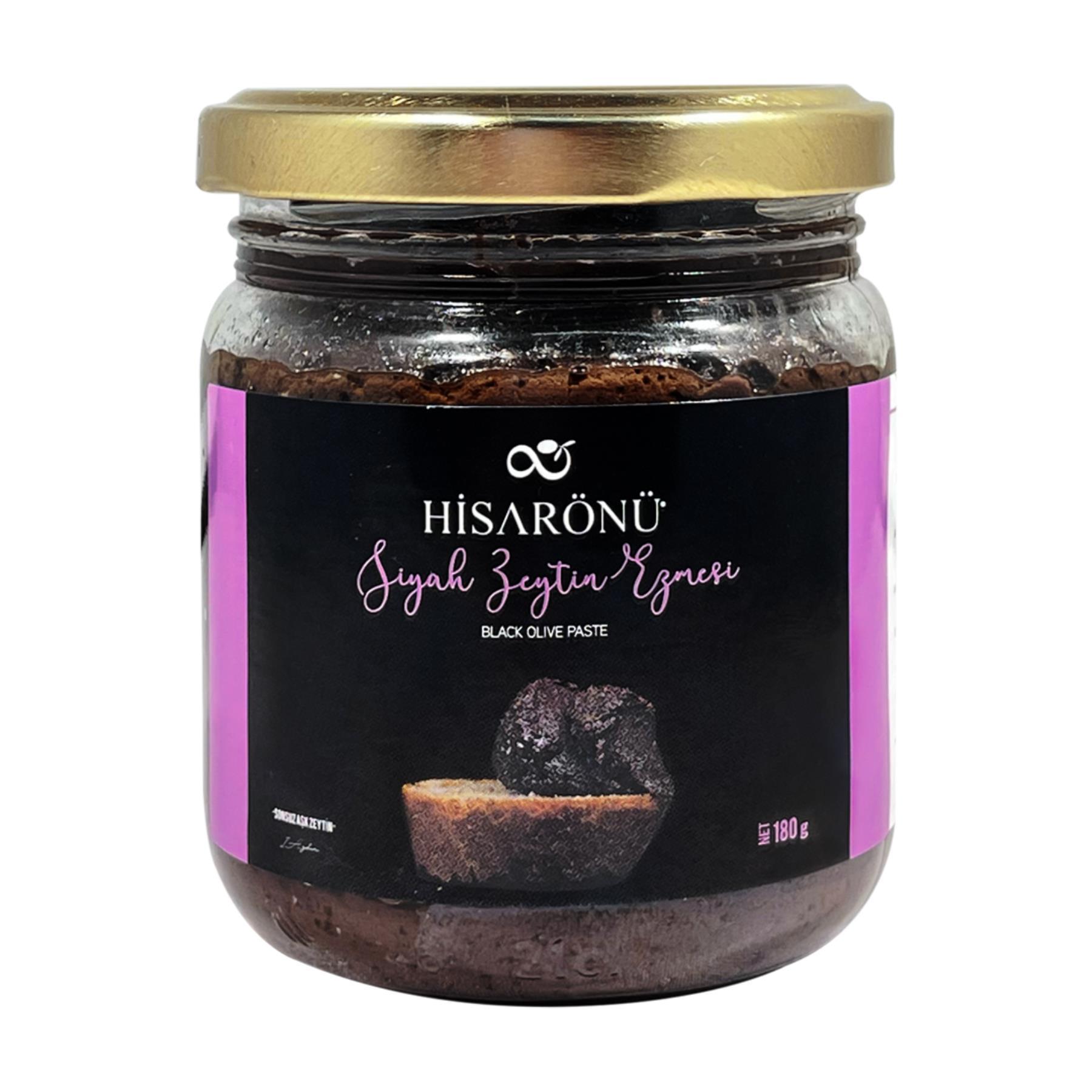 Hisarönü Doğal Siyah Zeytin Ezmesi 180 g ℮