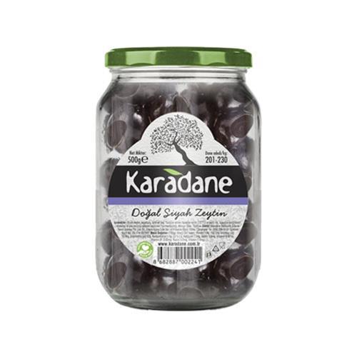 Karadane Doğal Siyah Zeytin 500  G - 201 - 230 