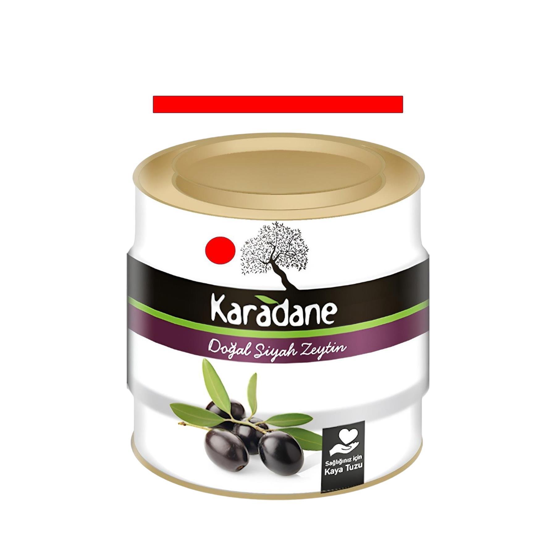 Karadane Siyah Zeytin 261-290 Kalibre Kırmızı 1.8kg