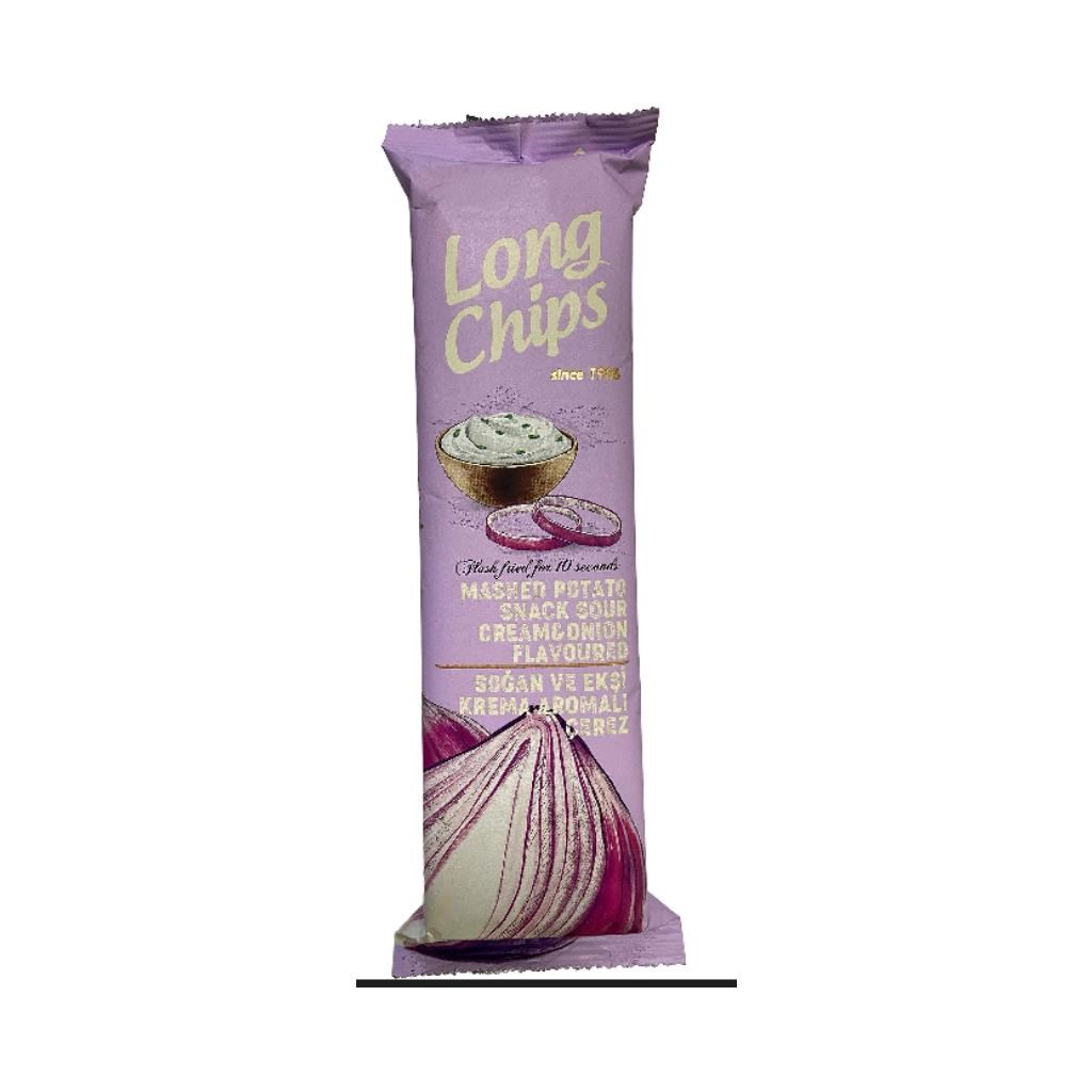 Long Chips Soğan ve Ekşi Krema Aromalı Çerez 75 g e