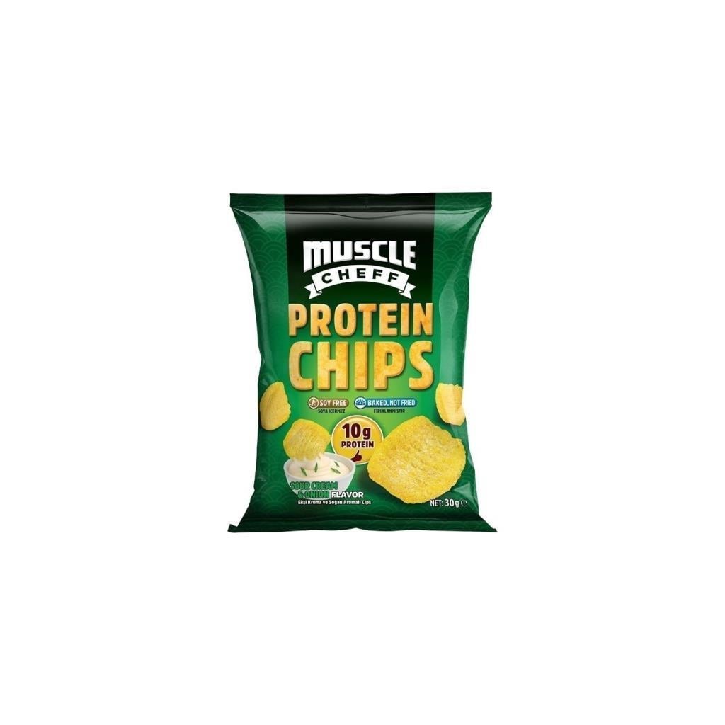 Muscle Cheff Ekşi Krema ve Soğan Aromalı Cips 30 Gr