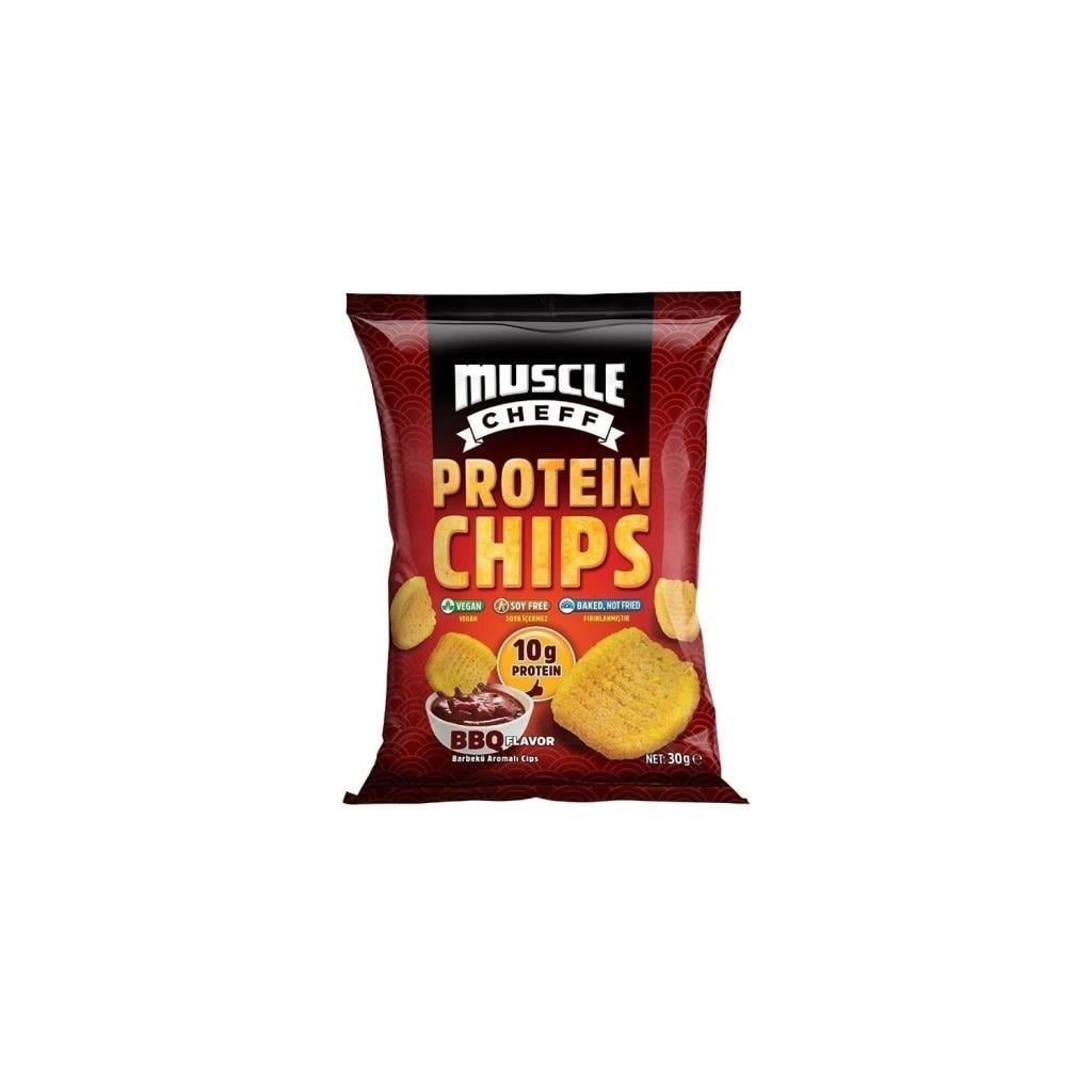 Muscle Cheff Protein Cips Barbekü Aromalı Cips 30 Gr