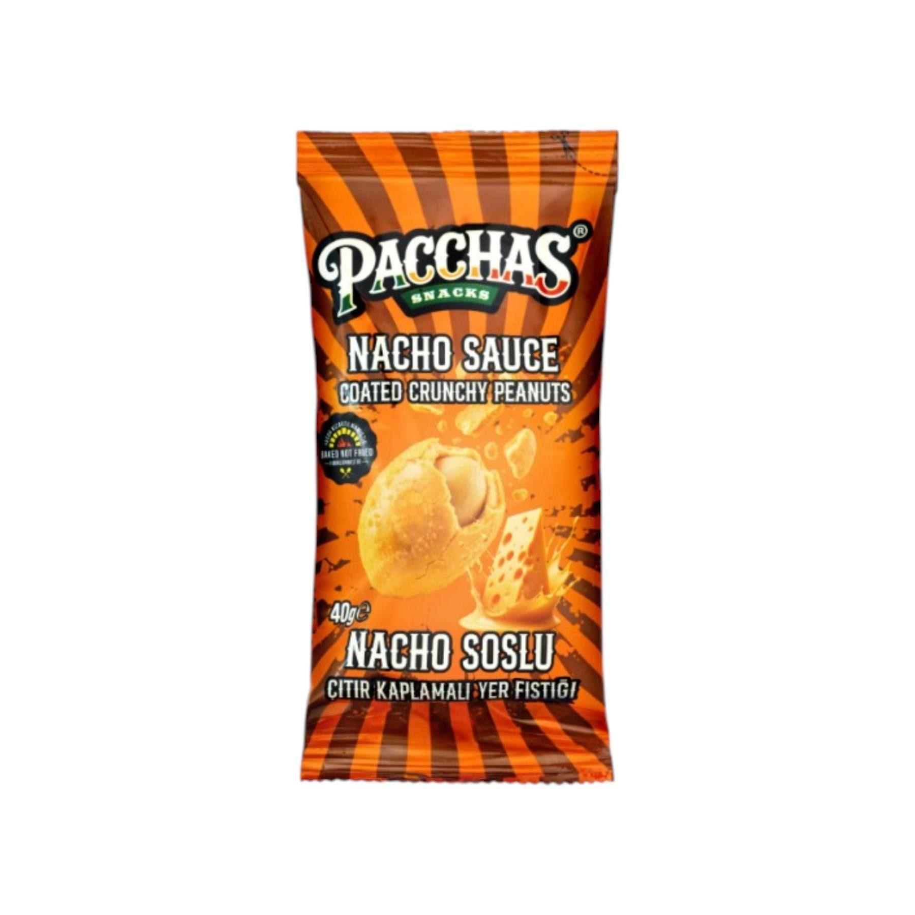 Pacchas Nacho Soslu Yer Fıstığı 40 g